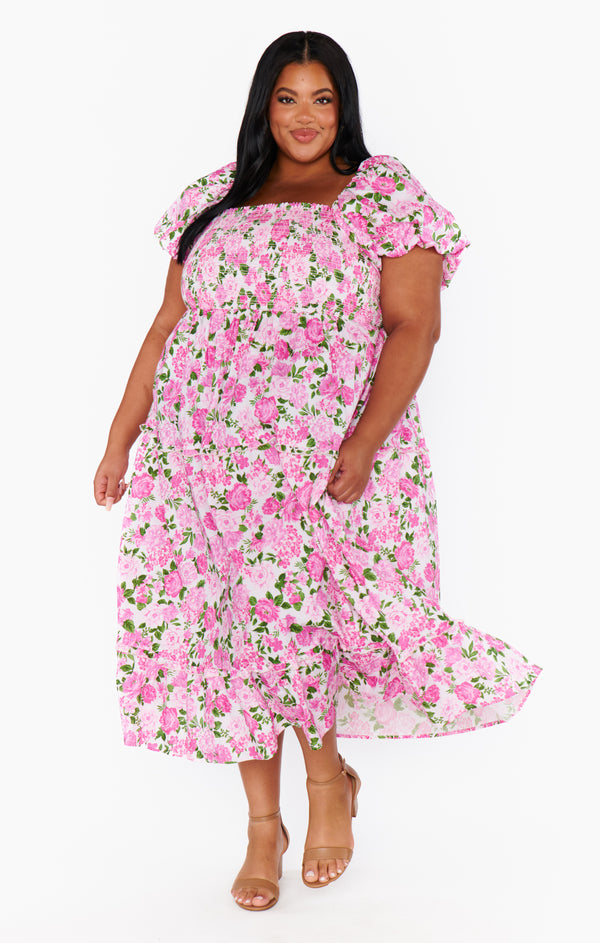 Afternoon Tea Dress ~ Cottage Floral Pink – Show Me Your Mumu