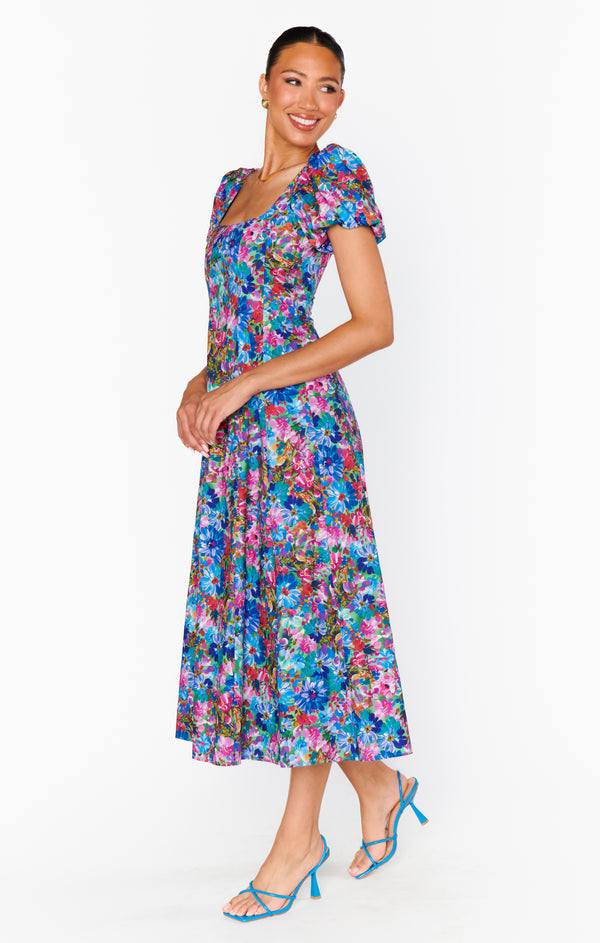 Mia Midi Dress ~ Painterly Meadows – Show Me Your Mumu Mia Midi Dress ~ Painterly Meadows – Show Me Your Mumu