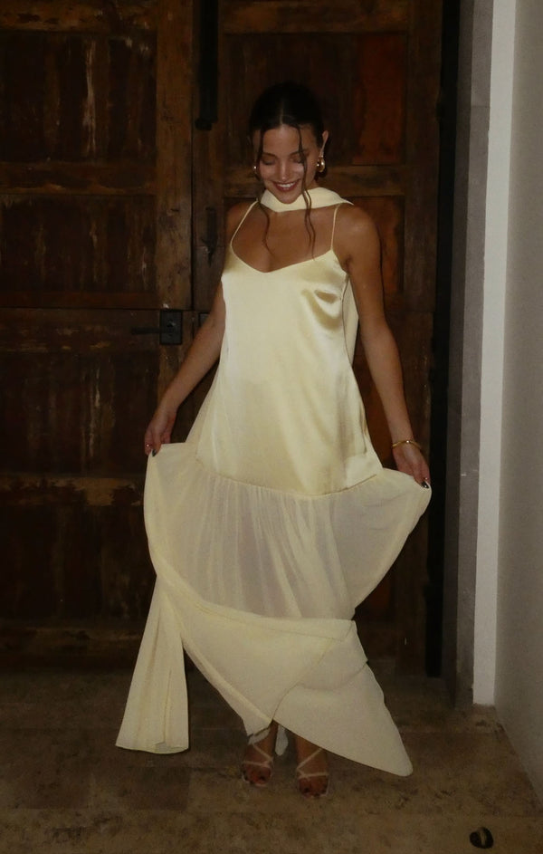 Lalia Maxi Dress - Pale Blue