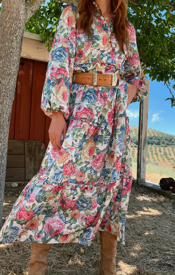 chinese dress ladies Loretta Maxi Dress ~ Dusty Meadows – Show Me Your Mumu