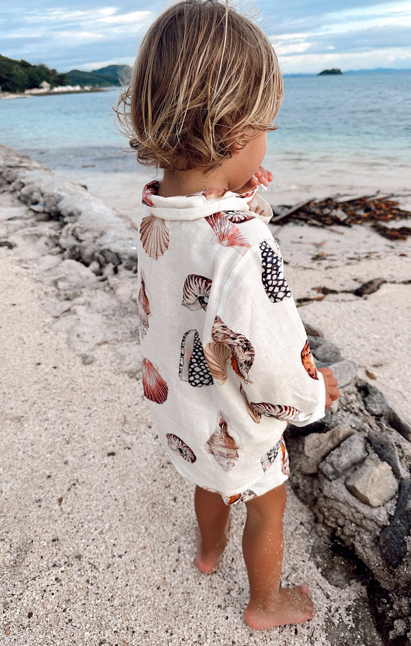 Lil Easy Shirt ~ Shell Linen – Show Me Your Mumu