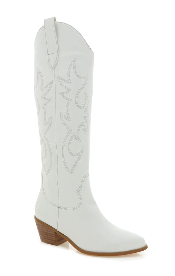 Billini Urson Wide Calf Boot ~ White – Show Me Your Mumu