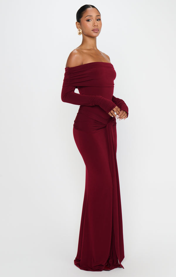 Vanessa Maxi Dress, in Cabernet Red | Show Me Your Mumu | Wedding Attendee Dress Vanessa Maxi Dress, in Cabernet Red | Show Me Your Mumu | Wedding Attendee Dress