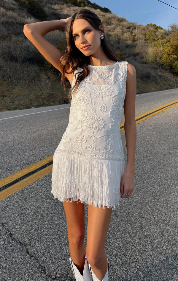 Claire Sequin Fringe Dress Cyrus Mini Dress, in White with Fringe, Size: Large | Show Me Your Mumu Chantilly Sequin Fringe Maxi Dress - Rose Gold | Fashion Nova Claire Sequin Fringe Dress Cyrus Mini Dress, in White with Fringe, Size: Large | Show Me Your Mumu Chantilly Sequin Fringe Maxi Dress - Rose Gold | Fashion Nova
