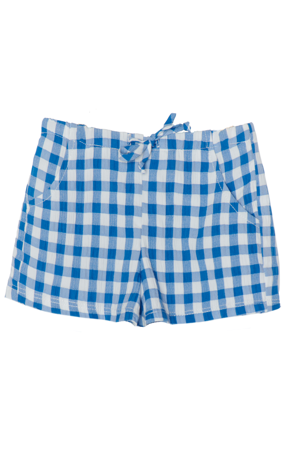 Lil Easy Shorts ~ Blue Bounty Gingham – Show Me Your Mumu