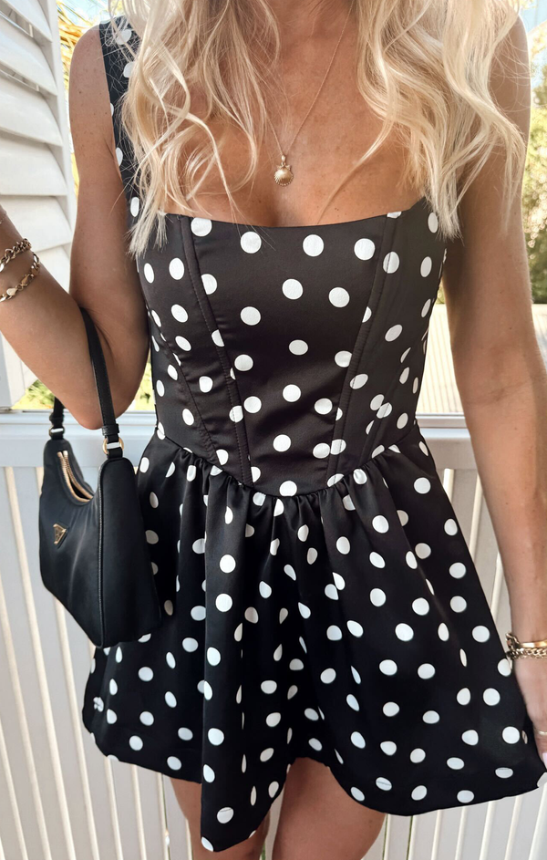 Nina Skort Dress Polka Dot – Show Me Your Mumu - Main Image