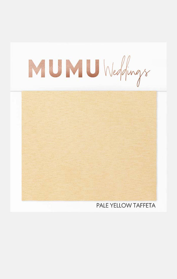 Bridesmaid Fabric Swatch ~ Pale Yellow Taffeta – Show Me Your Mumu Bridesmaid Fabric Swatch ~ Pale Yellow Taffeta – Show Me Your Mumu