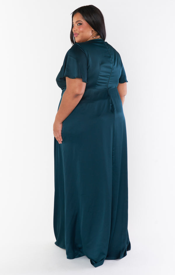 green emerald velvet dress Emerald Strapless Corset Princess Waistline Formal Dress - Green | Occasion  Dress in Sizes XXS–6X main image 0