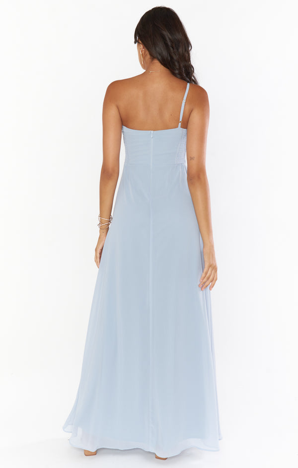 open lace back dress Pink One Shoulder Dress | Shannon Dress main image 1