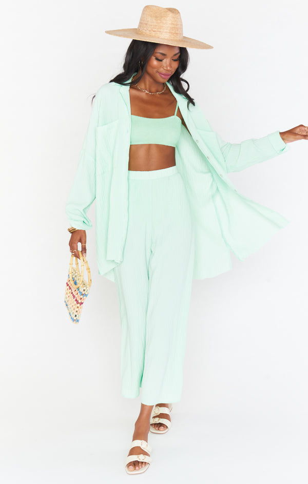 Destin Top ~ Green Melon Scrunch – Show Me Your Mumu
