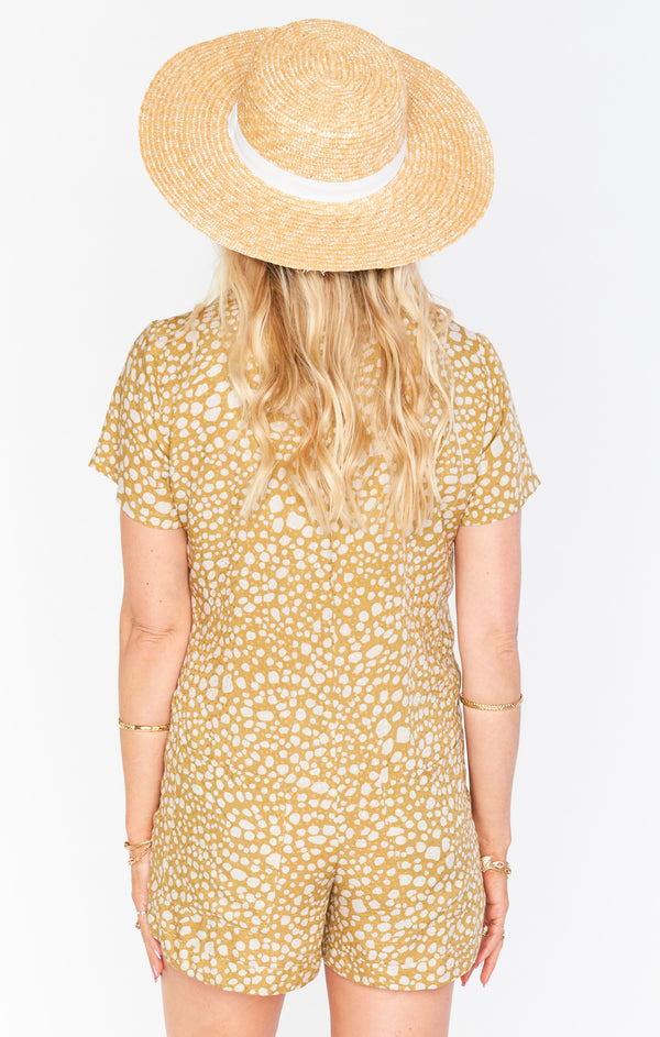 Yvette Romper Desert Cheetah – Show Me Your Mumu