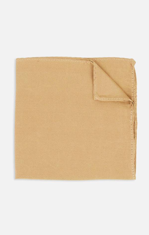 Sam Pocket Square ~ True Gold Solid – Show Me Your Mumu
