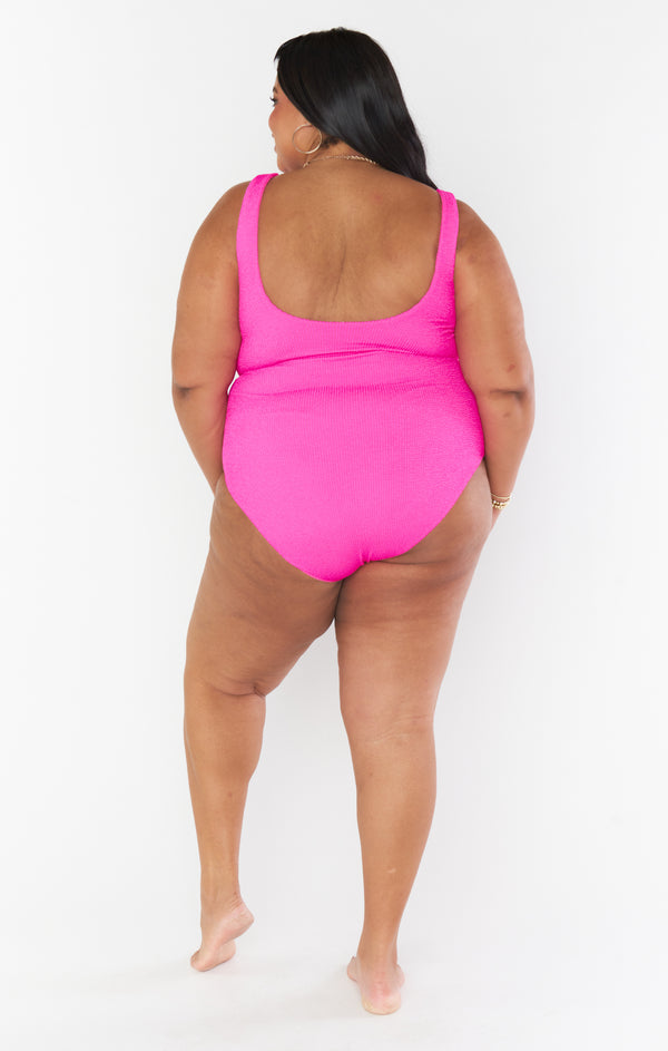 The Scrunch One Piece ~ Hot Pink Scrunch – Show Me Your Mumu The Scrunch One Piece ~ Hot Pink Scrunch – Show Me Your Mumu