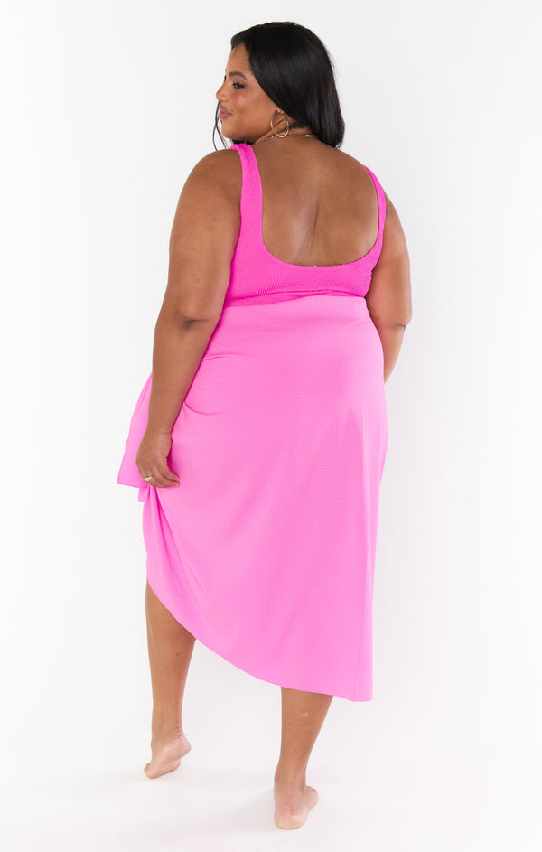 Kiran Sarong ~ Hot Pink Crinkle Flow – Show Me Your Mumu Kiran Sarong ~ Hot Pink Crinkle Flow – Show Me Your Mumu