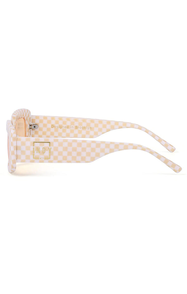 INDY Sunglasses Dolly Sunglasses ~ Beige Checkered – Show Me Your Mumu INDY Sunglasses Dolly Sunglasses ~ Beige Checkered – Show Me Your Mumu