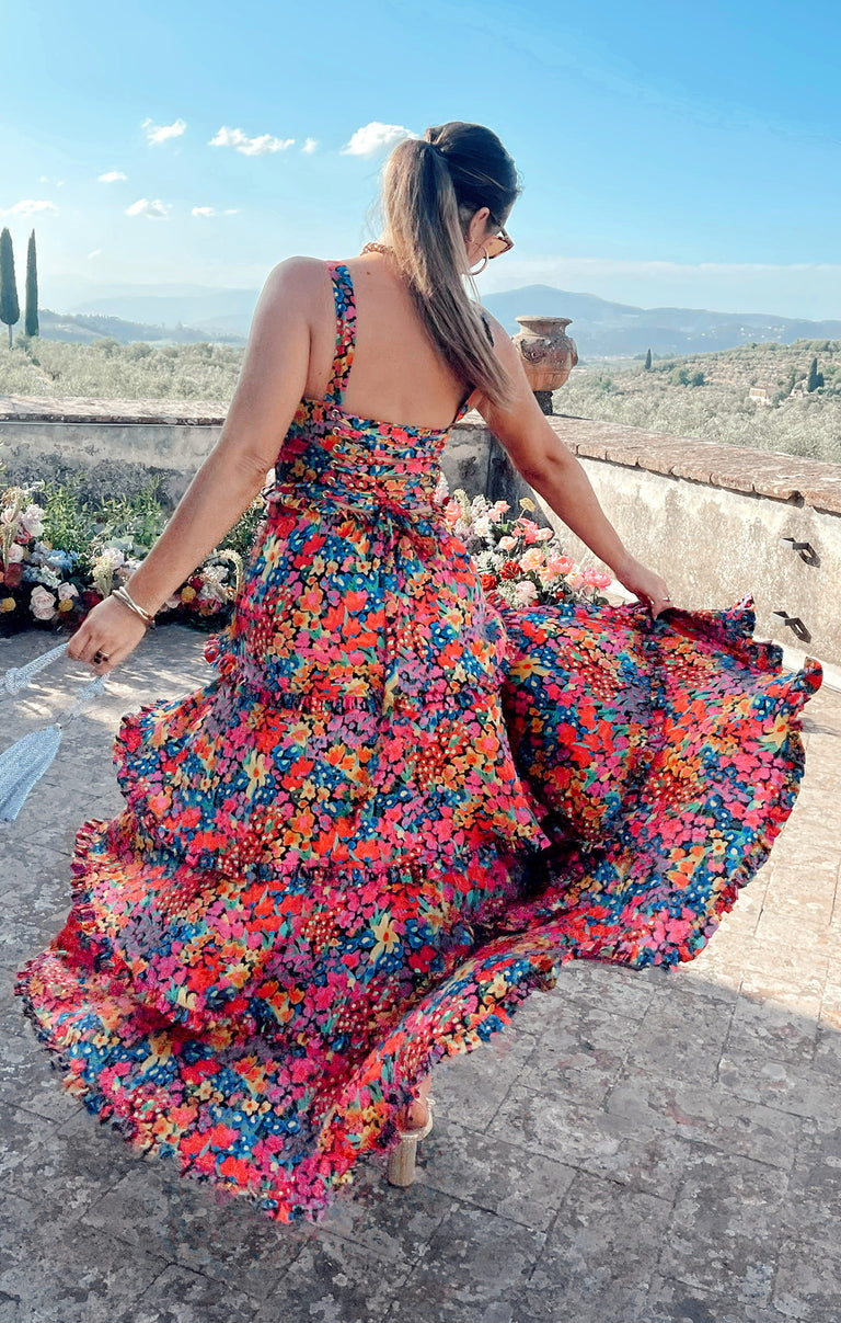 Lady Corset Dress, in Garden Glow Luxe, Size: Small | Show Me Your Mumu | Bridesmaid Dresses & Wedding Attendee Dress Lady Corset Dress, in Garden Glow Luxe, Size: Small | Show Me Your Mumu | Bridesmaid Dresses & Wedding Attendee Dress