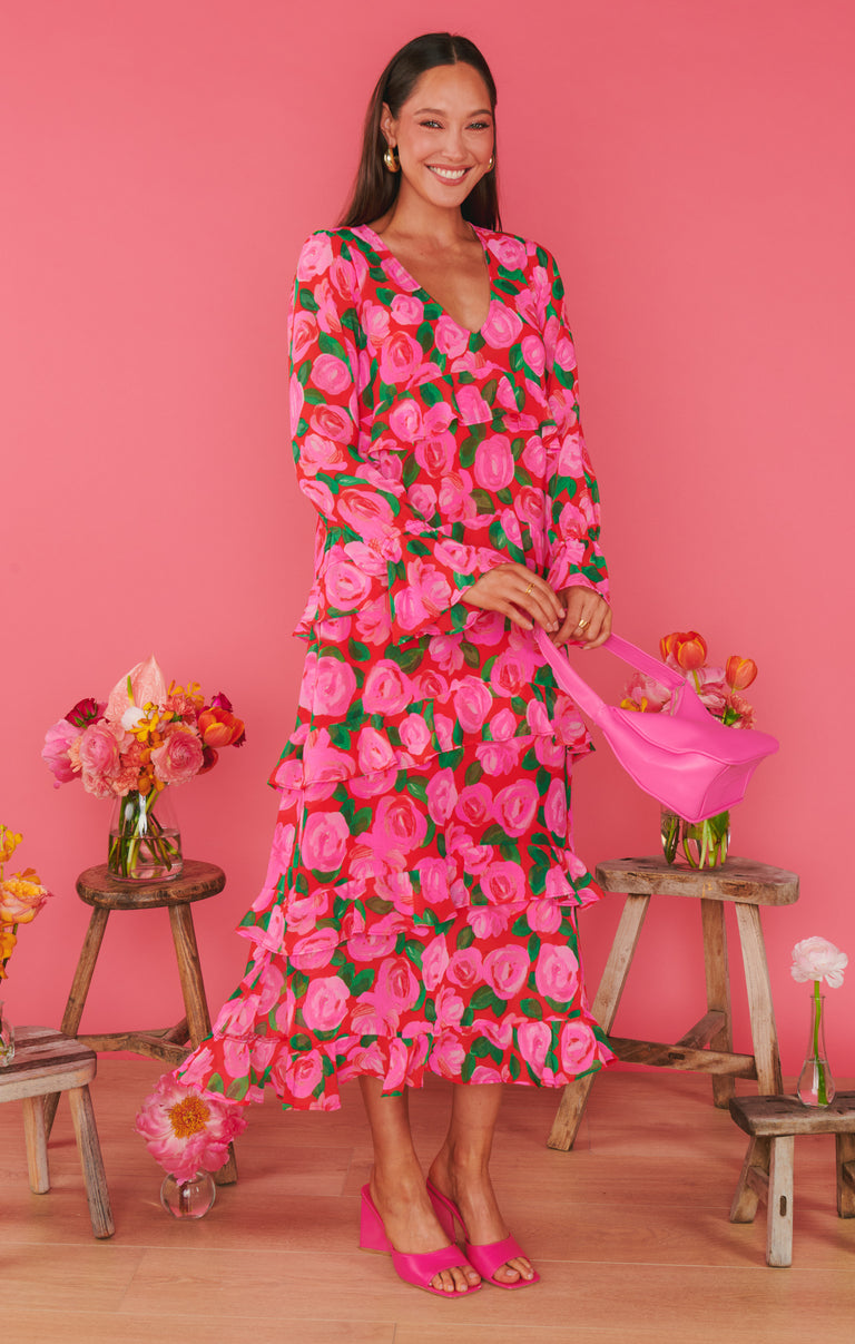 Fleetwood Maxi Dress ~ Rosie Blooms – Show Me Your Mumu