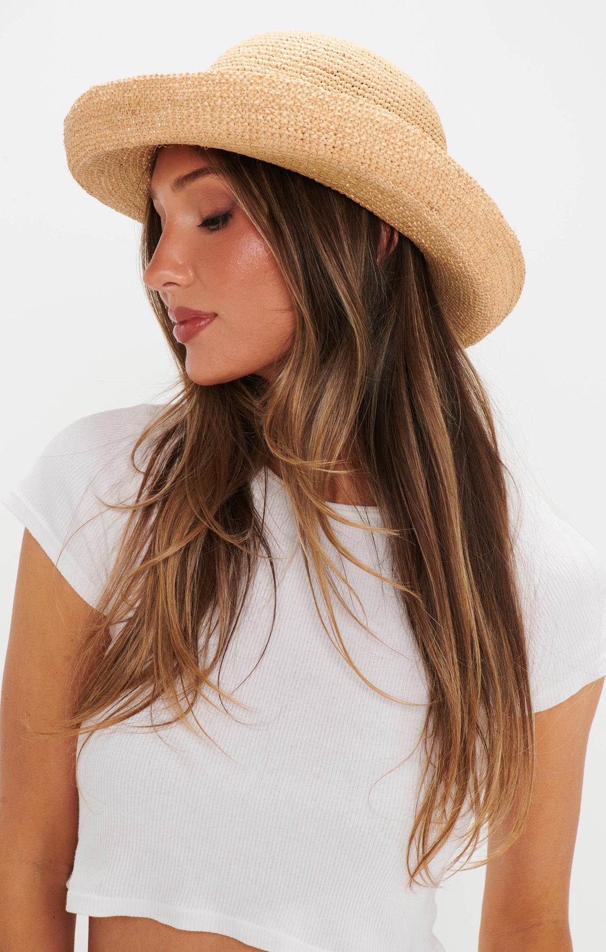 Lack Of Color Classic Tan Straw Hat Small New Lack Of Color Women main image 4