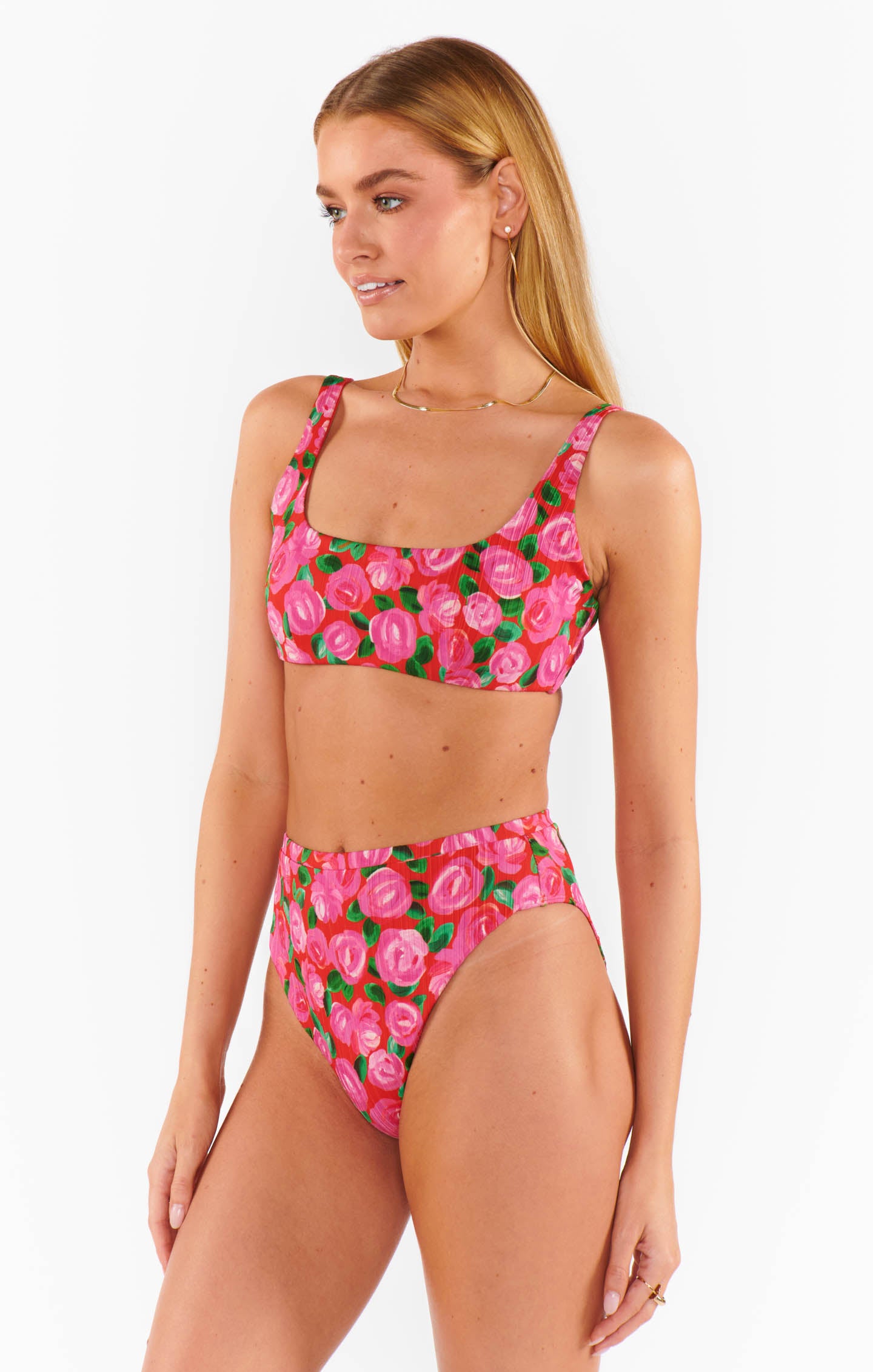 This tankini top and high-rise bottom by Spanx ($128 and $98 at