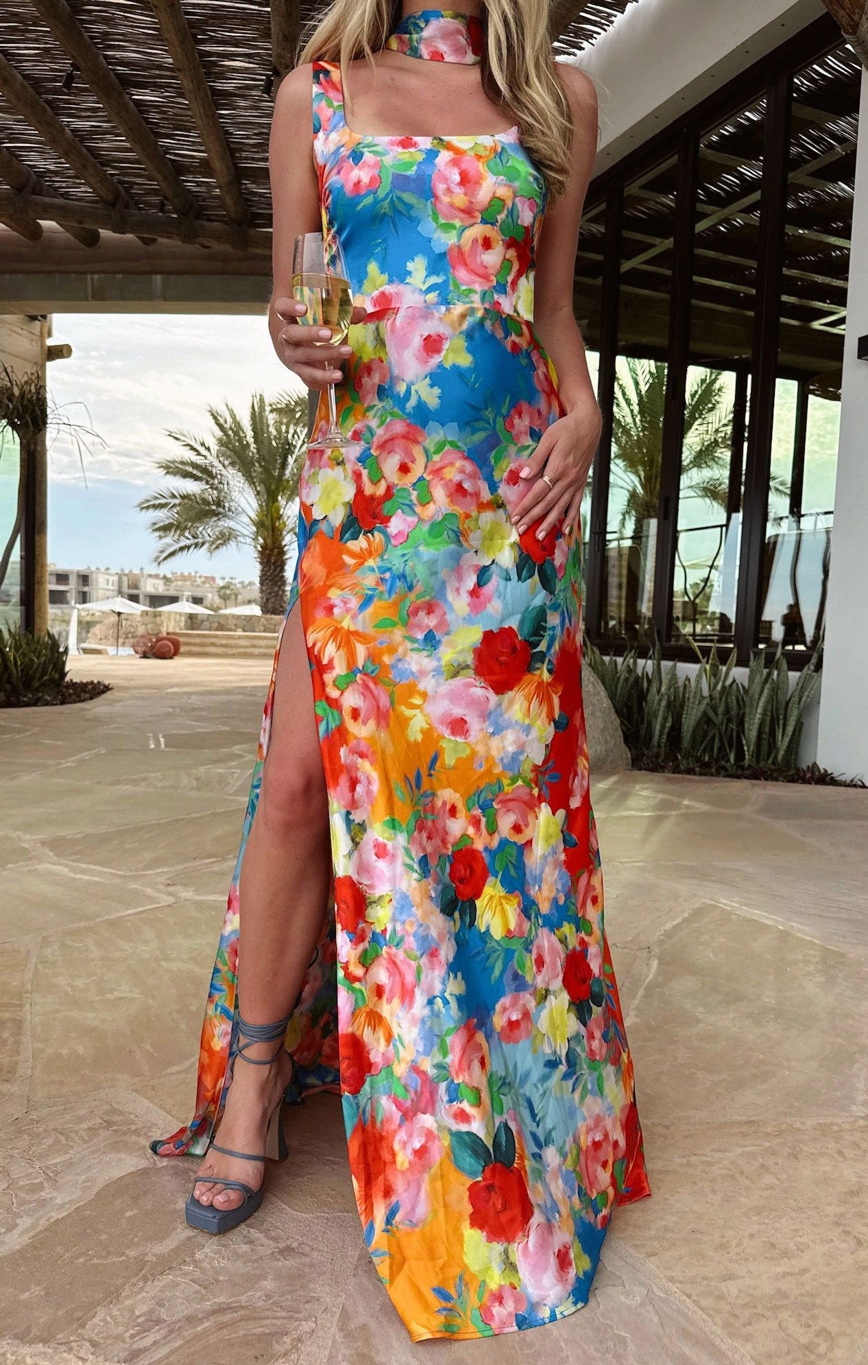 Lana Maxi Dress, in Sunset Garden Gala | Show Me Your Mumu