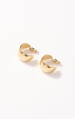 Faithy Jewels Mini Lucy Hoop Earrings ~ Gold