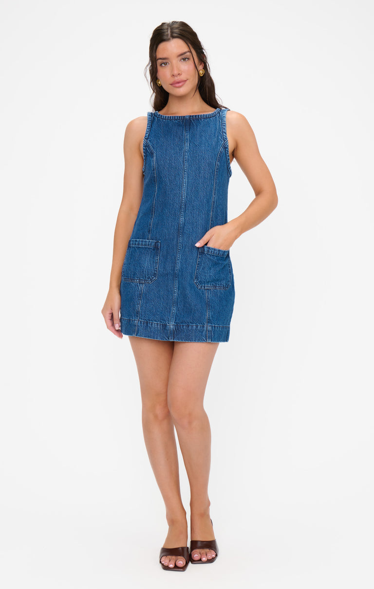 Boulevard Mini Dress ~ Reservoir Blue  Show Me Your Mumu