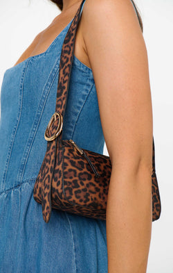 Billini Hailey Shoulder Bag  ~ Leopard