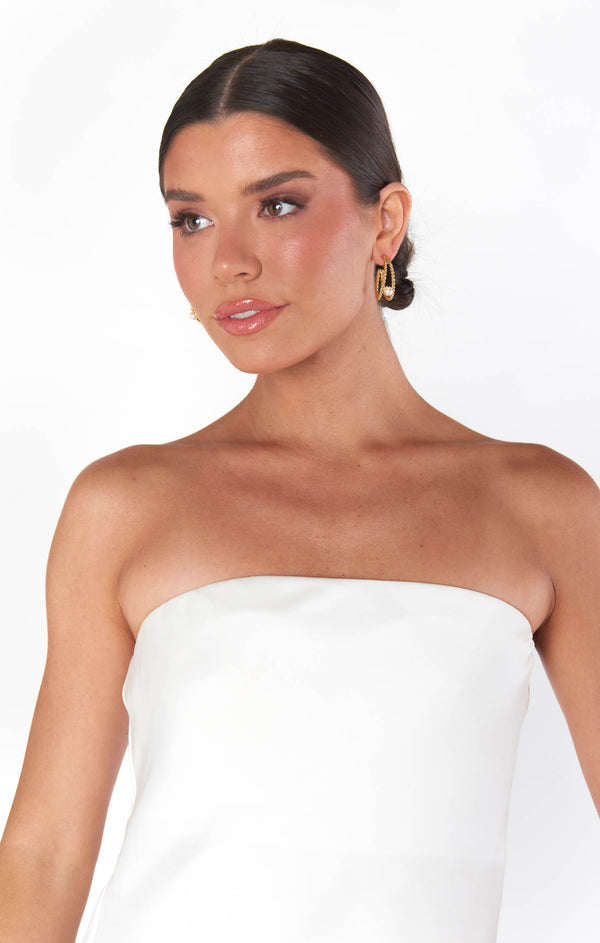 Faithy Jewels Diana Double Hoop ~ Gold/Pearl – Show Me Your Mumu