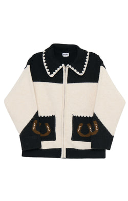 Little Los Almos Sweater ~ Horse Embroidered Knit