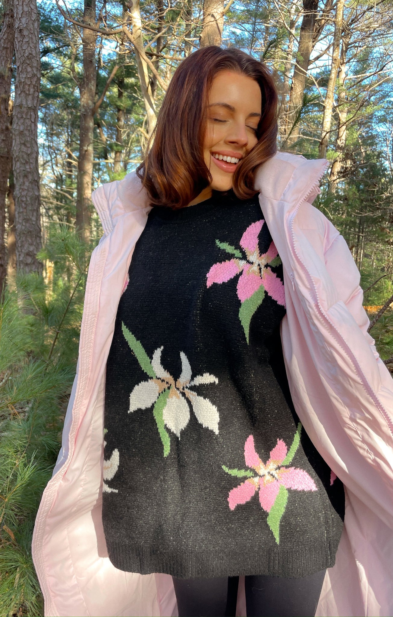 (取寄) ショウ ミー ユア ムームー レディース サミット セーター Show Me Your Mumu women Summit Sweater Send Me Roses Knit Show Me Your Mumu Summit Sweater in Send Me Roses | REVOLVE