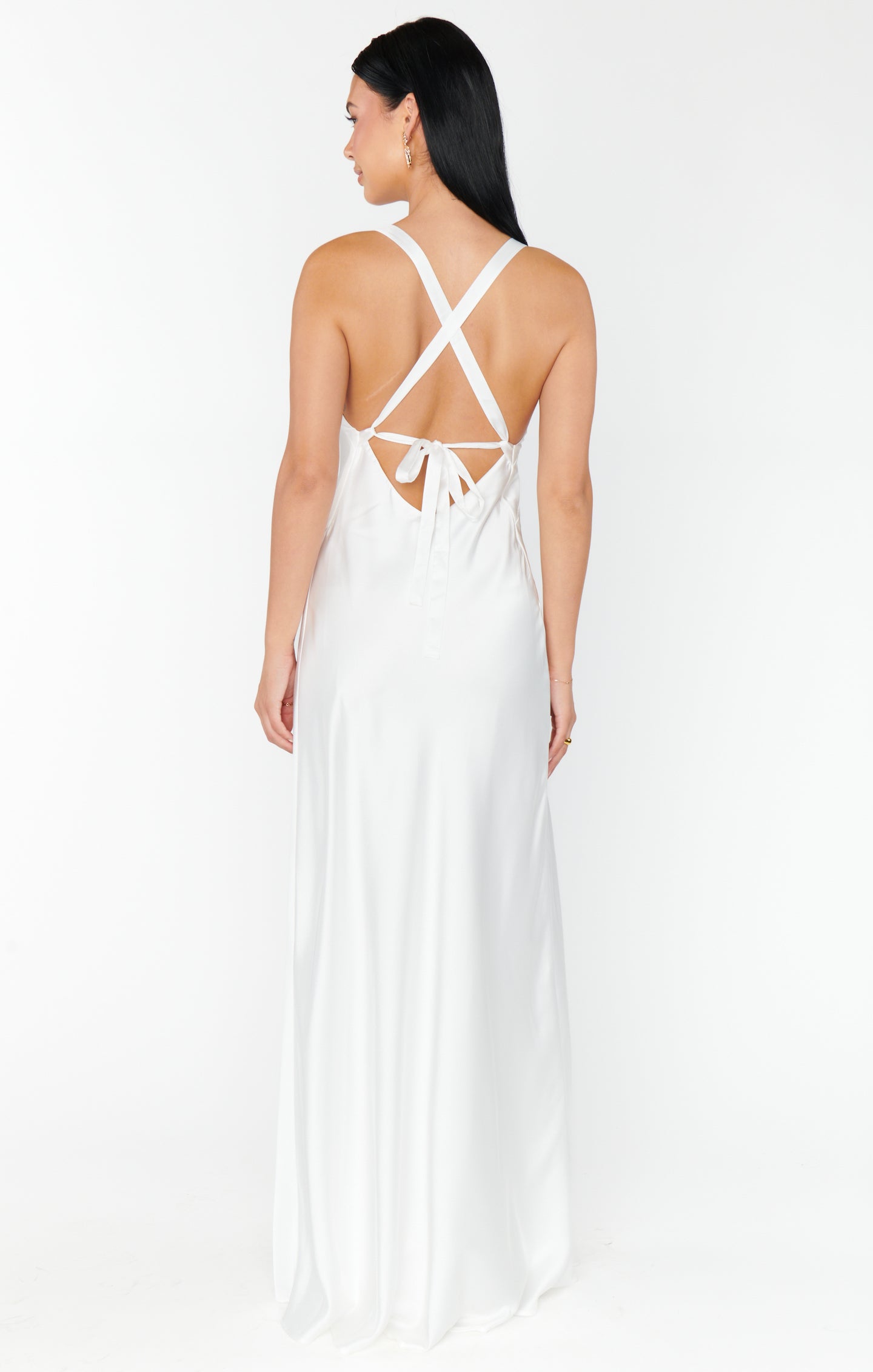chinese dress ladies Anderson Maxi Dress, in Ivory Shimmery Sequins, Size: Medium