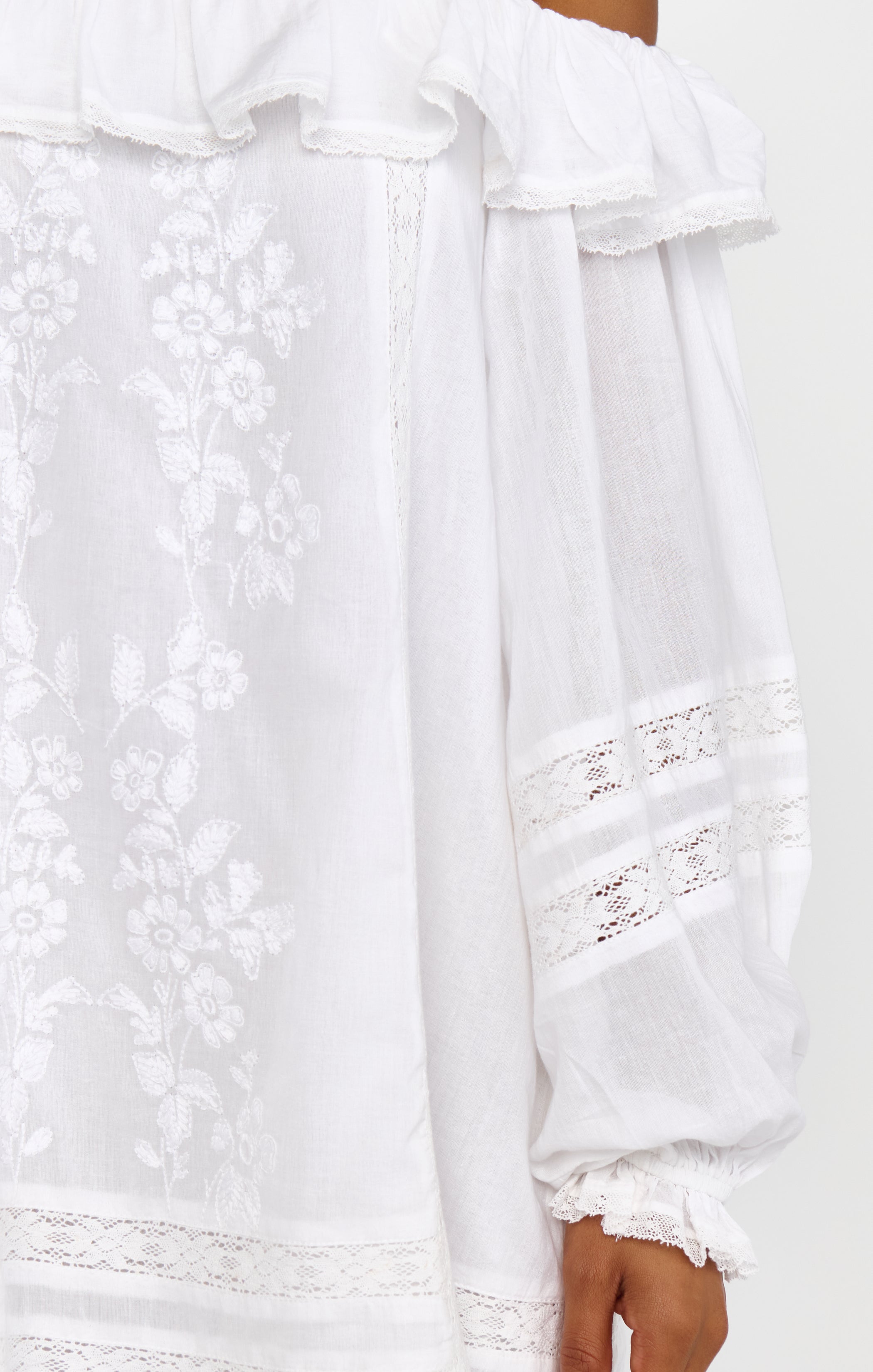 Meadow Mini Dress ~ Cream Voile Trim – Show Me Your Mumu