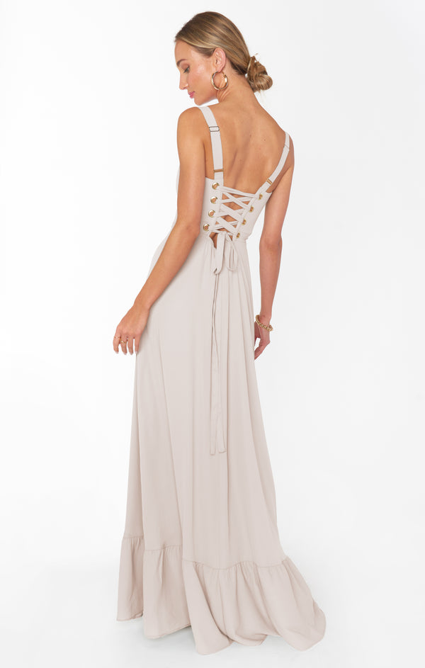 Clarissa Corset Dress ~ Show Me the Ring Crisp – Show Me Your Mumu