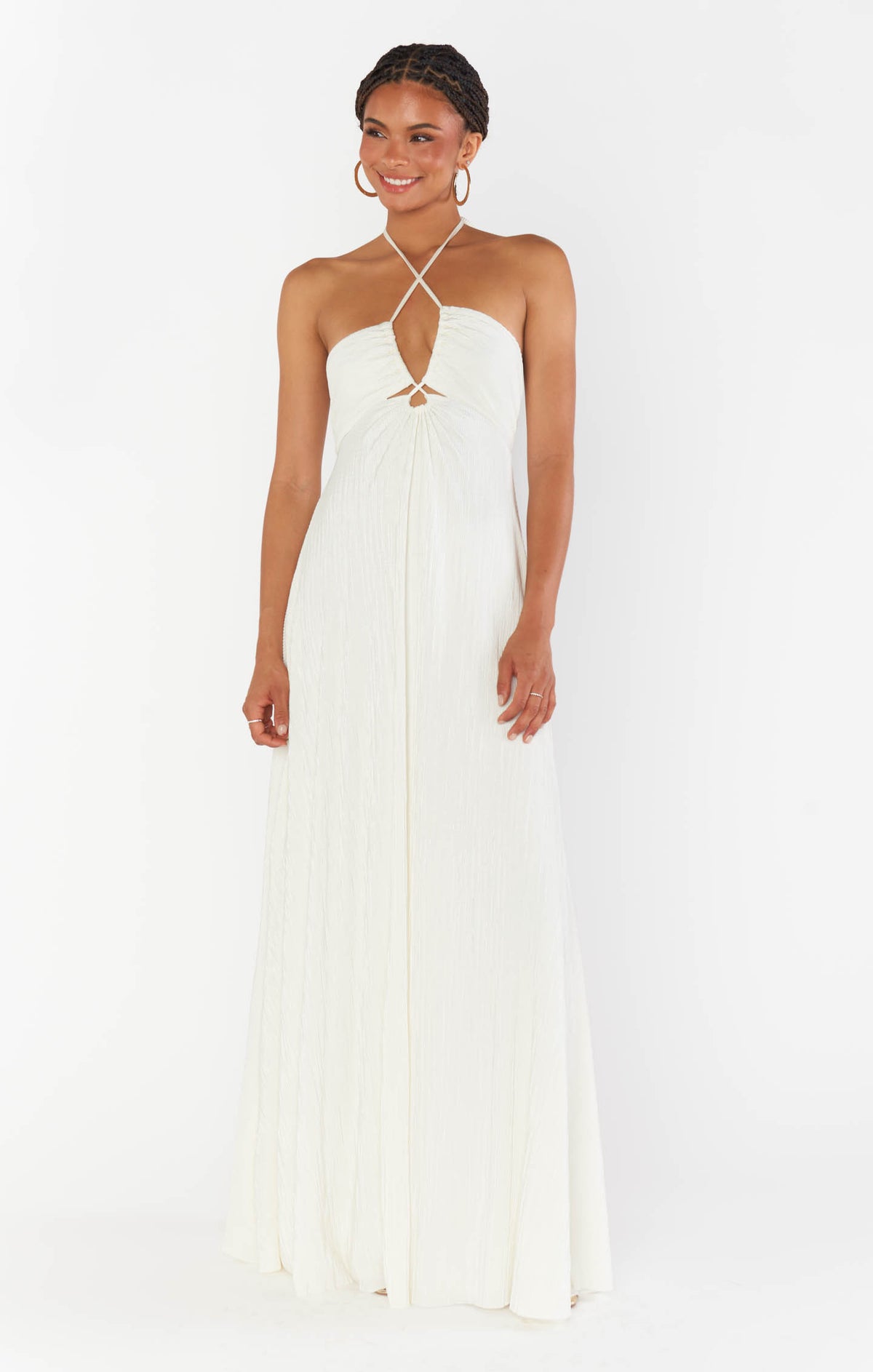 pardes dress ivory Paros Maxi ~ Pleat – Show Me Your Mumu Heatris