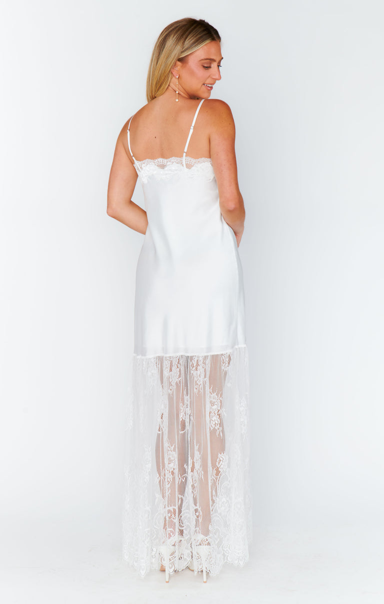 Show Me Your Mumu Celine Dress in White