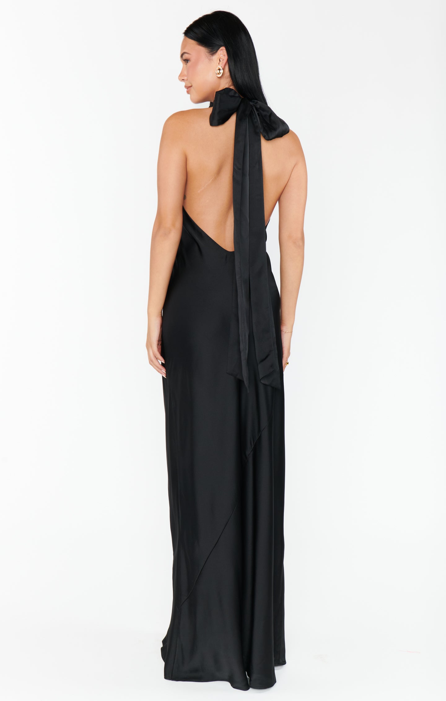 prom dresses simple black LESET Margo Maxi Dress in Black in Cotton main image 0