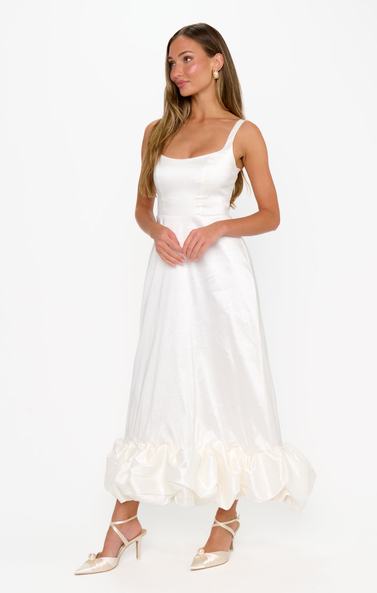 Show Me Your Mumu Rebecca Dress in White