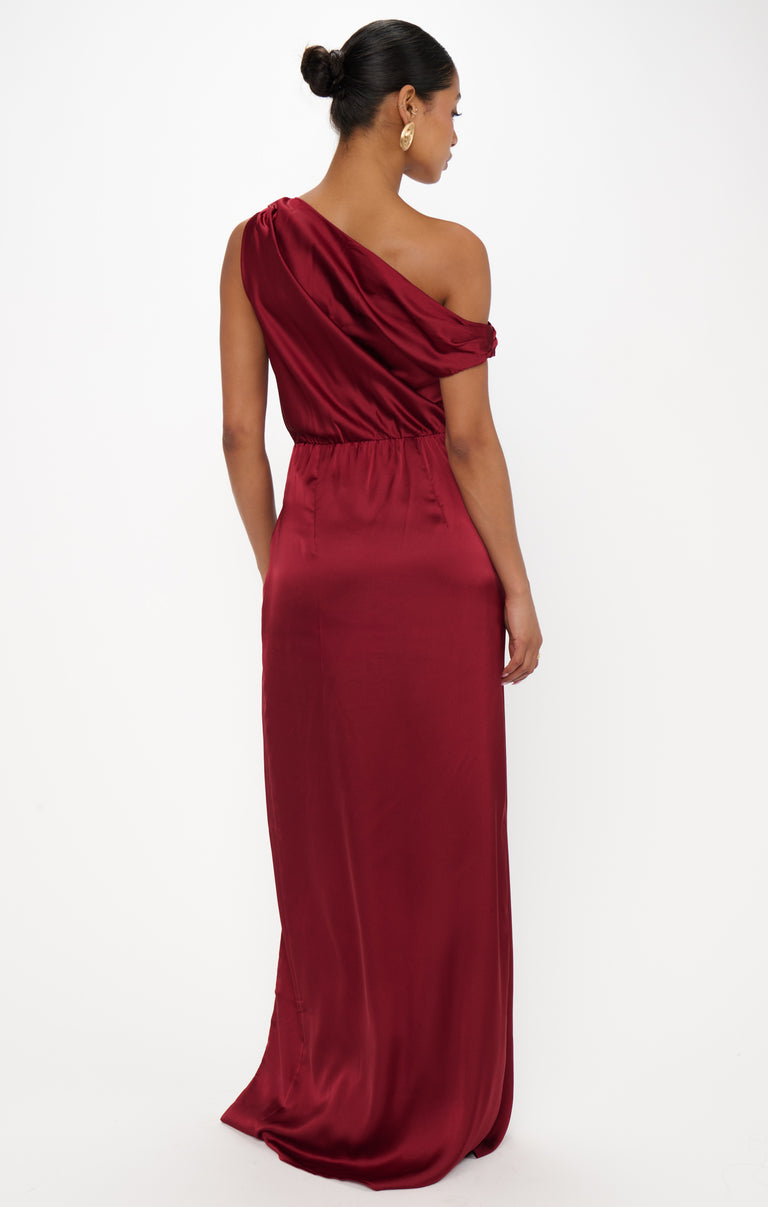 Jodie Dress ~ Cranberry Luxe Satin Show Me Your Mumu Jodie Dress ~ Cranberry Luxe Satin Show Me Your Mumu