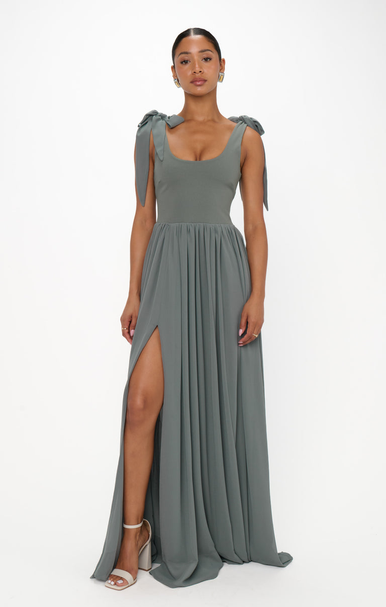 harper maxi dress Harper Maxi Dress, in Deep Sage Chiffon | Show Me Your Mumu