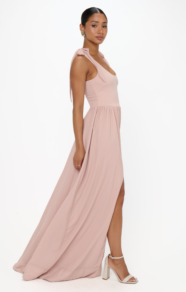 Harper Maxi Dress ~ Dusty Blush Crisp Show Me Your Mumu Harper Maxi Dress ~ Dusty Blush Crisp Show Me Your Mumu