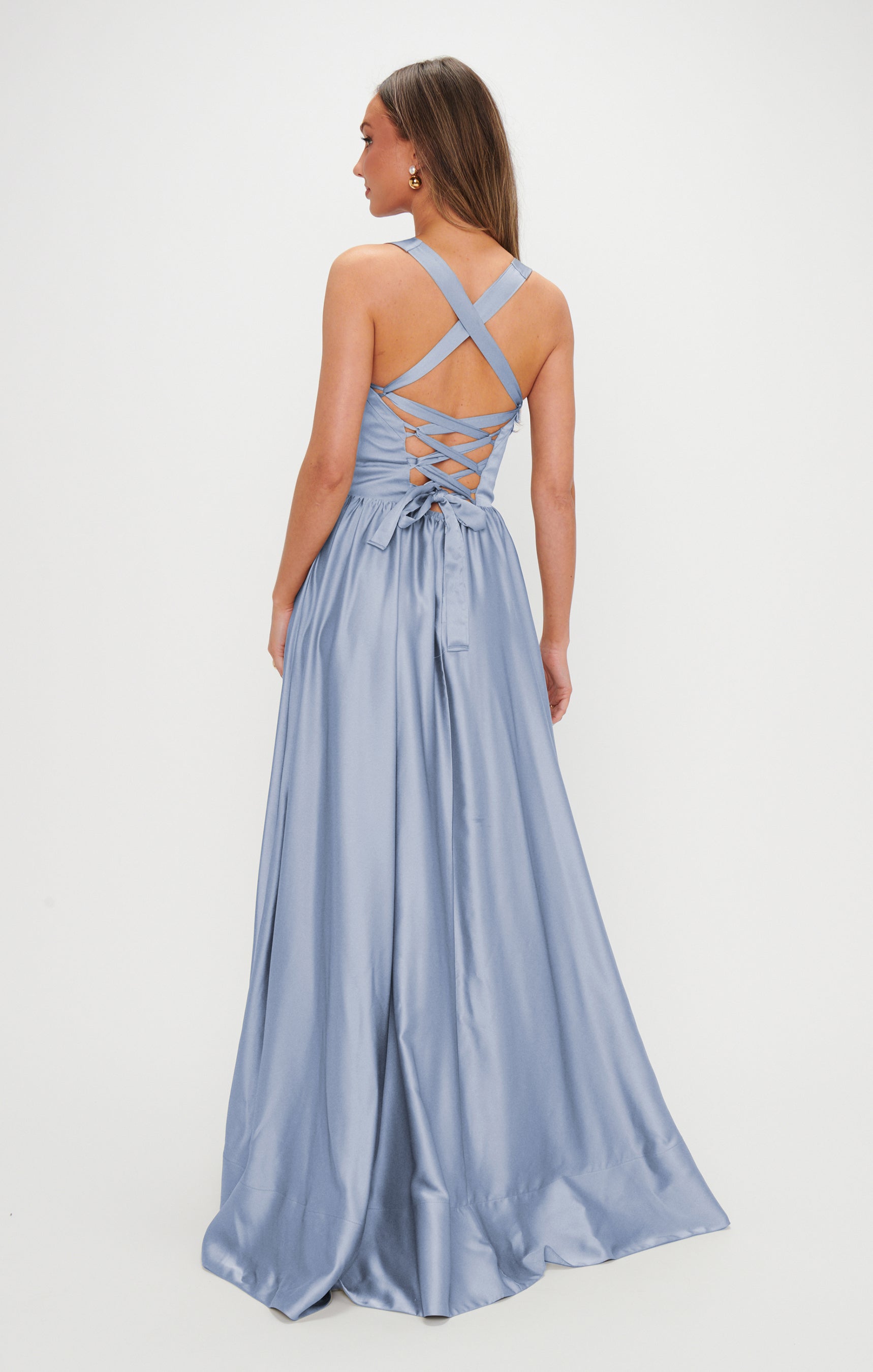 deep cowl maxi dress Stars Align Cowl Maxi Dress