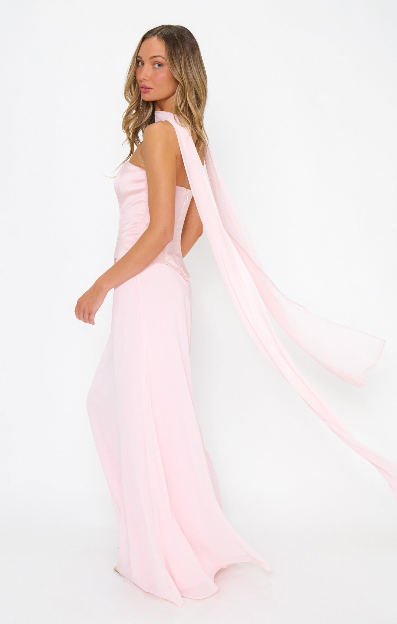 Jules Maxi Dress, in Powder Pink, Size: 2XL | Show Me Your Mumu
