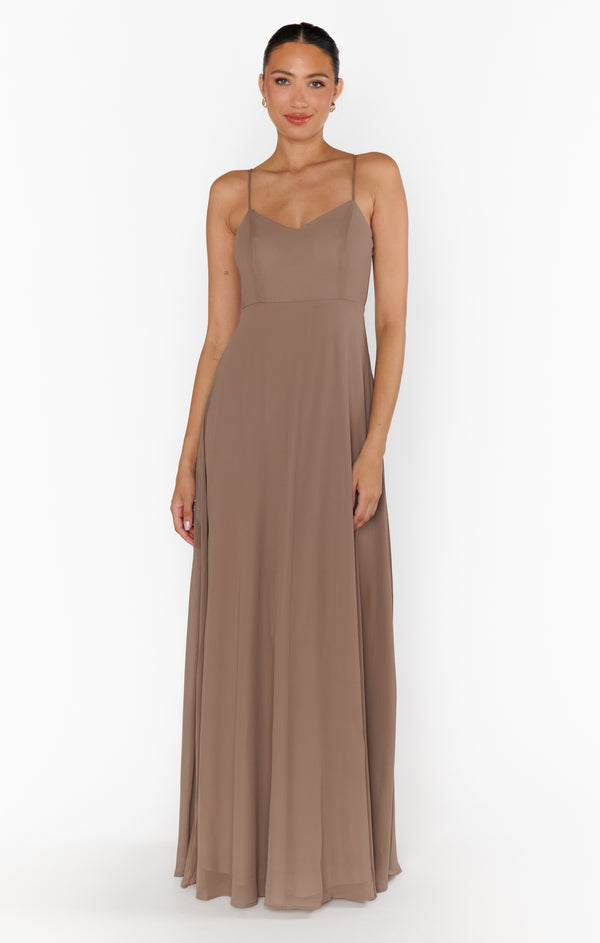 Faith Maxi Dress ~ Dune Chiffon Show Me Your Mumu Faith Maxi Dress ~ Dune Chiffon Show Me Your Mumu