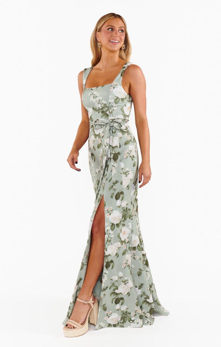 slim fit dress slacks Stella Green Silk Short Sleeve Smocked Dress