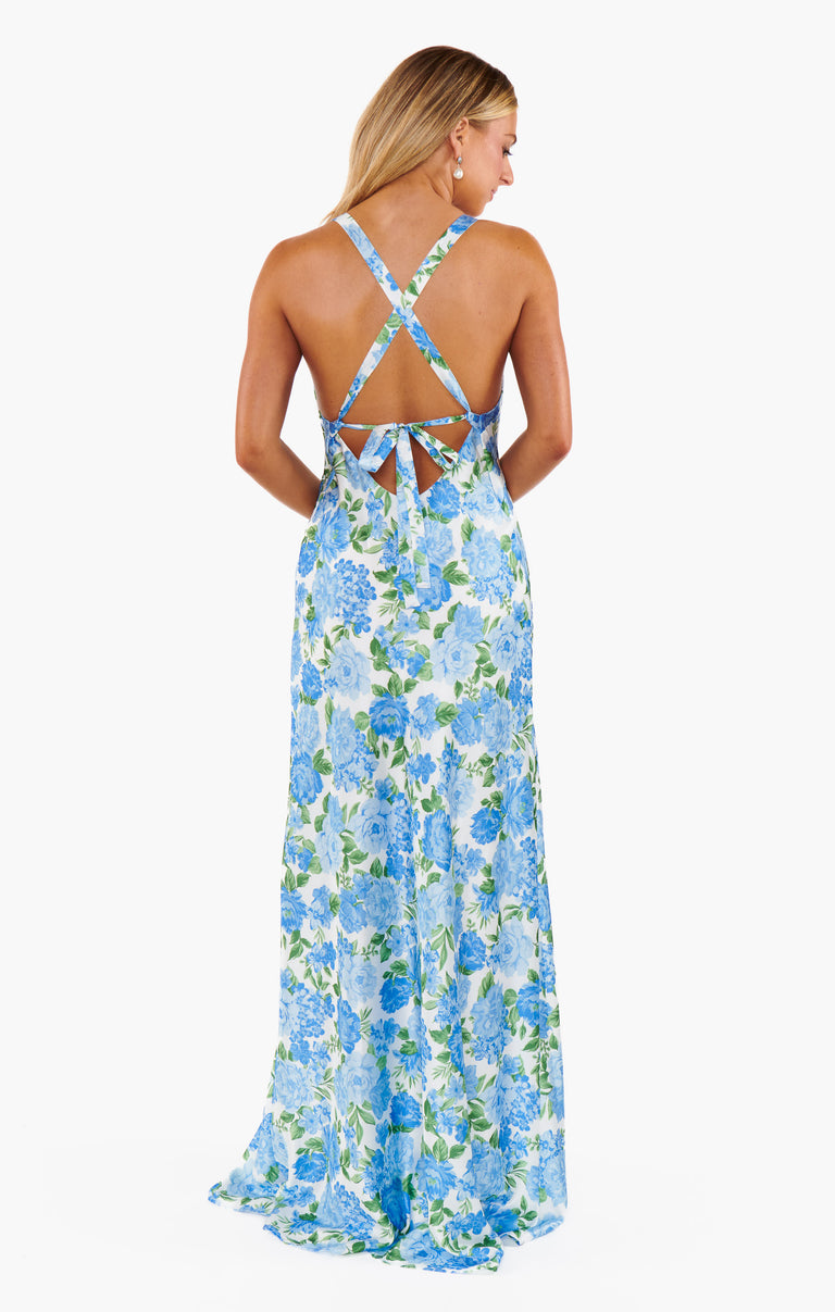 Anderson Maxi Dress ~ Cottage Floral Blue  Show Me Your Mumu