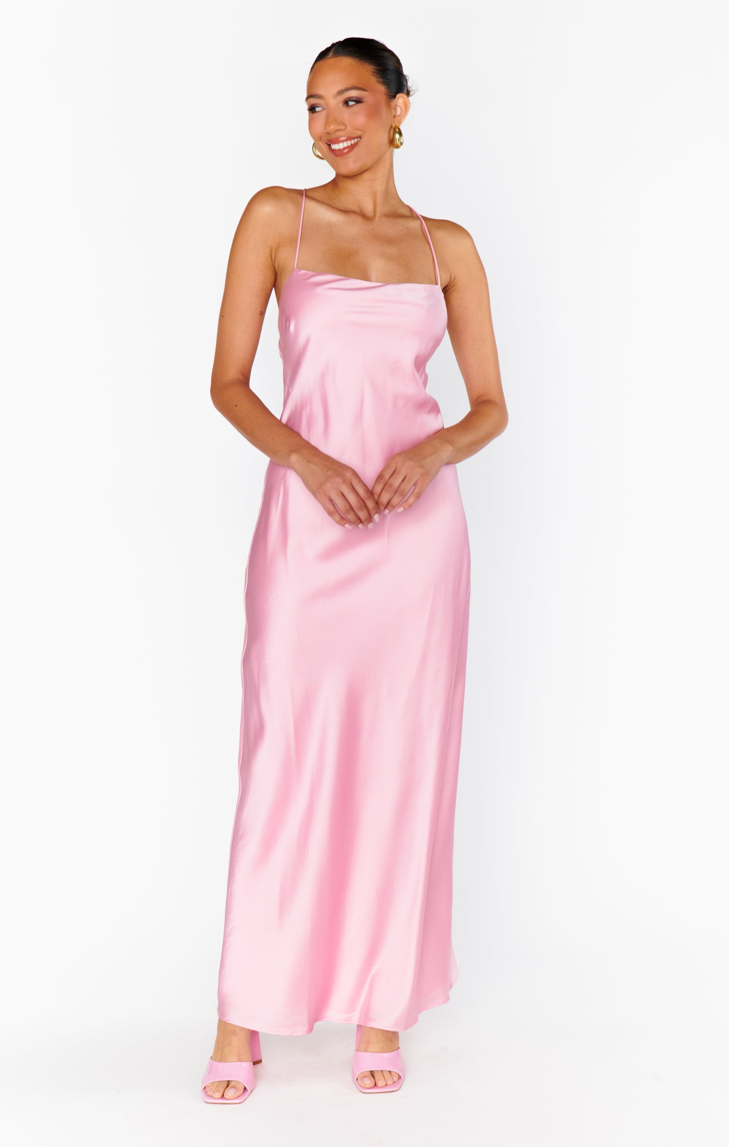chinese dress ladies 1930's Pale Pink Slip main image 1
