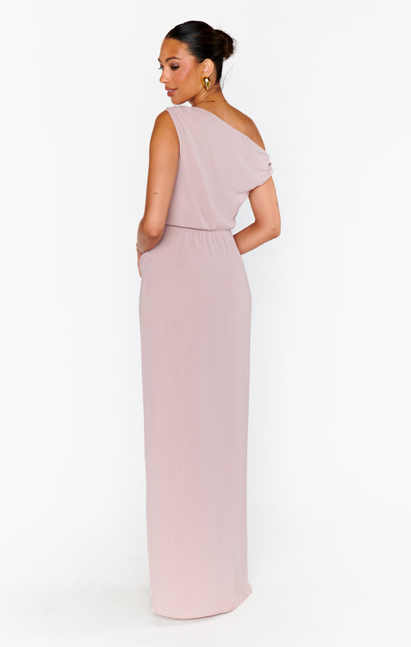 Jodie Dress ~ Neutral Mauve Chiffon Show Me Your Mumu