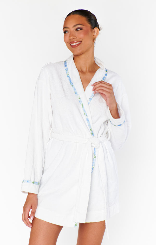 White Terry Robe Freshen Up Robe ~ White Terry – Show Me Your Mumu