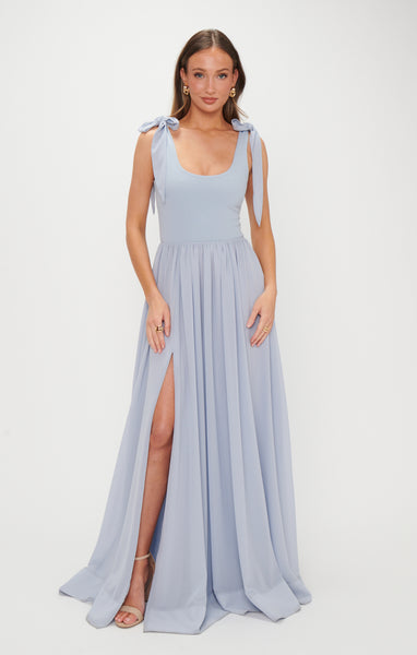 light grey blue dress Harper Maxi Dress, in Steel Chiffon, Size: XL | Show Me Your Mumu tank midi dress Color:Ivory/Light Orange The fabric is comfortable Sparkly Galaxy Sequin on
