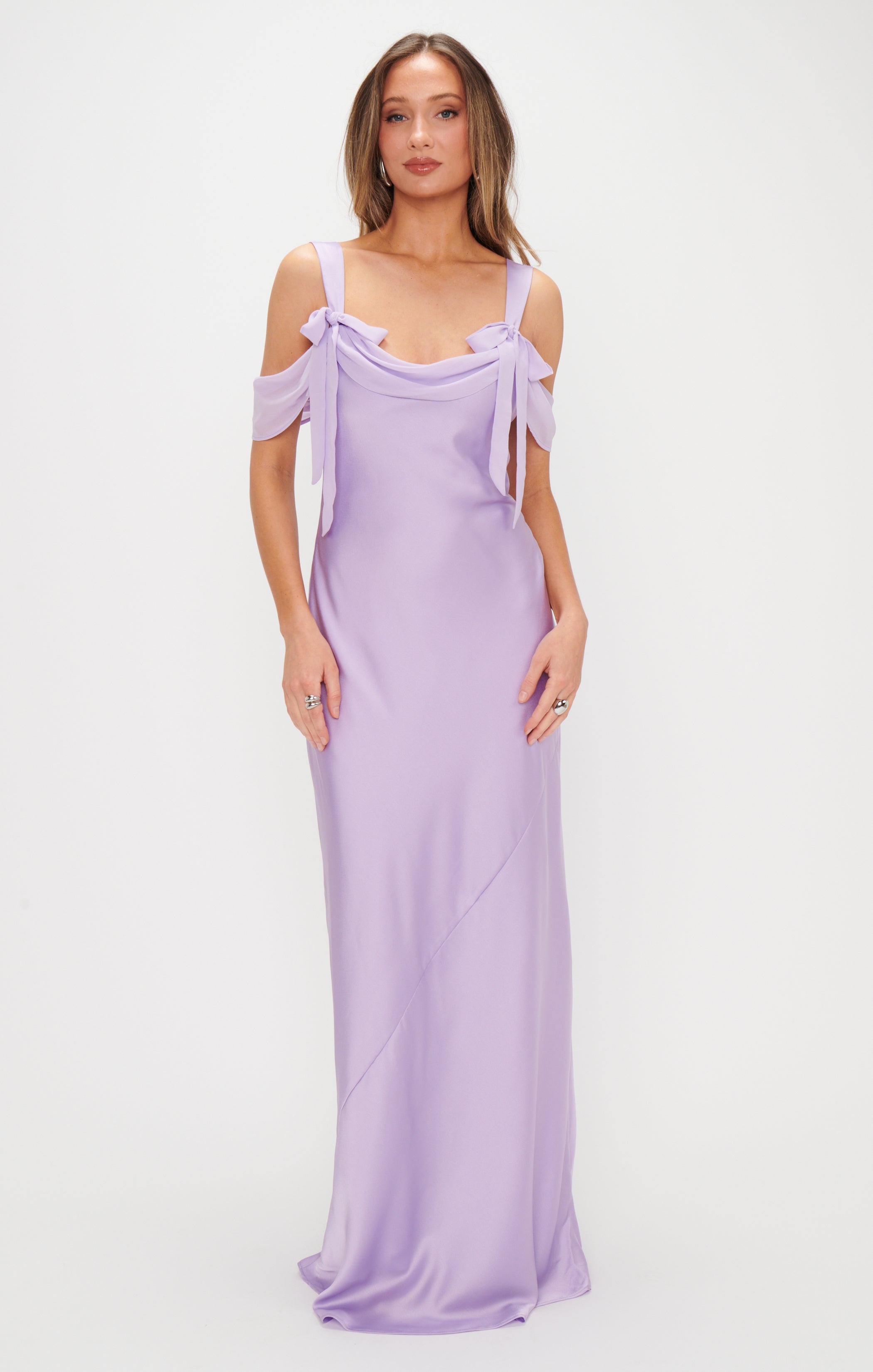 Bella Maxi Dress, in Lavender Luxe Satin, Size: 2XL | Show Me Your Mumu | Bridesmaid Dresses & Wedding Attendee Dress Bella Maxi Dress, in Lavender Luxe Satin, Size: 2XL | Show Me Your Mumu | Bridesmaid Dresses & Wedding Attendee Dress